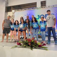 Equipe de basquete feminino SUB-14 da FAVOO (parceira da ASBAVI  de Vilhena) fica com o vice campeonato  dos JOGOS ESCOLARES DE RONDÔNIA de JI-PARANÁ