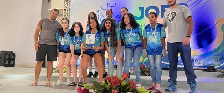 Equipe de basquete feminino SUB-14 da FAVOO (parceira da ASBAVI  de Vilhena) fica com o vice campeonato  dos JOGOS ESCOLARES DE RONDÔNIA de JI-PARANÁ