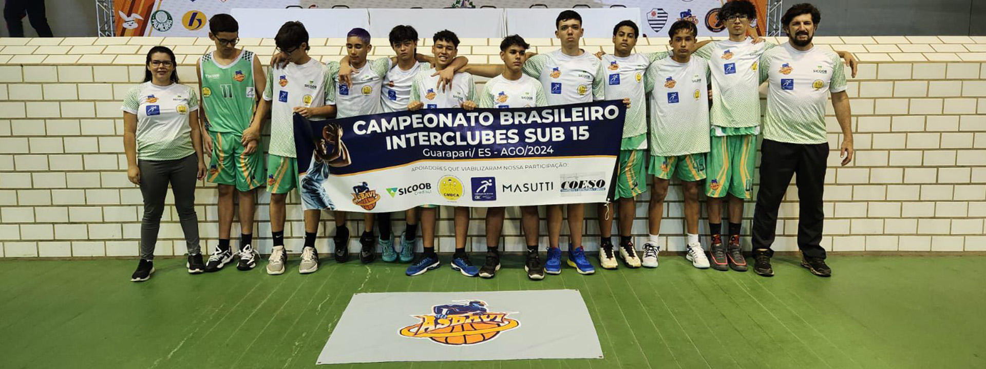 Equipe SUB-15 ASBAVI/SICOOBCREDISUL finaliza participação no SUPER CAMPEONATO BRASILEIRO SUB-15