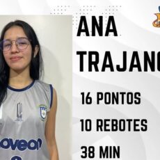 Atleta Ana Luiza Trajano, estréia no Campeonato Brasileiro Interclubes Sub-15