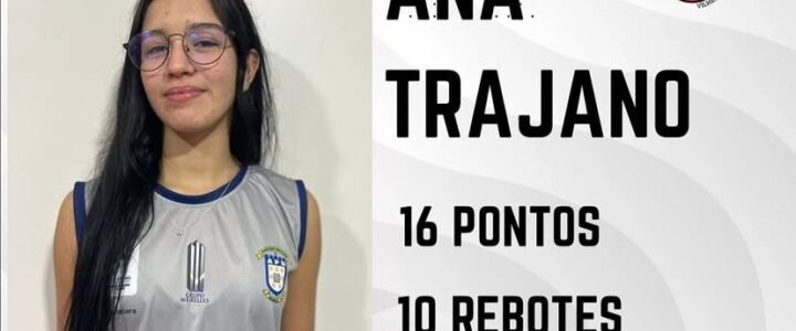 Atleta Ana Luiza Trajano, estréia no Campeonato Brasileiro Interclubes Sub-15