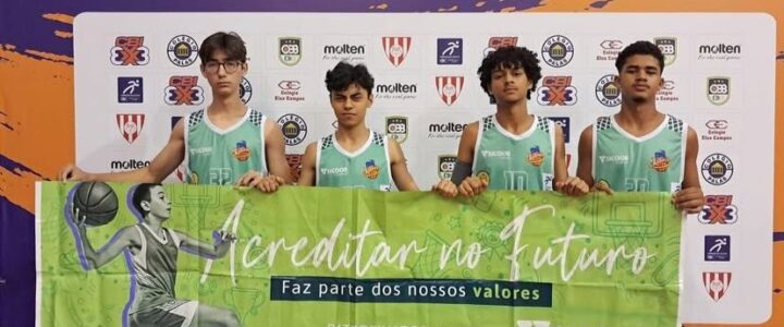 ASBAVI/SICOOB CREDISUL disputa o Campeonato Brasileiro Interclubes Sub-15 de Basquete 3×3 no Rio de Janeiro
